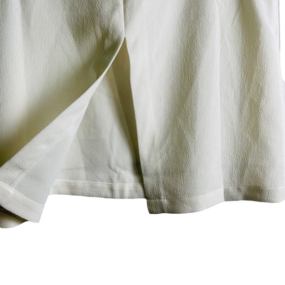 Madewell textured tank top open back cream white color woman's size large - Picture 7 of 8